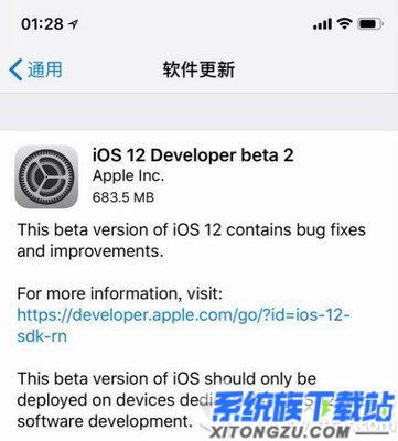ios12 beta2 官方版